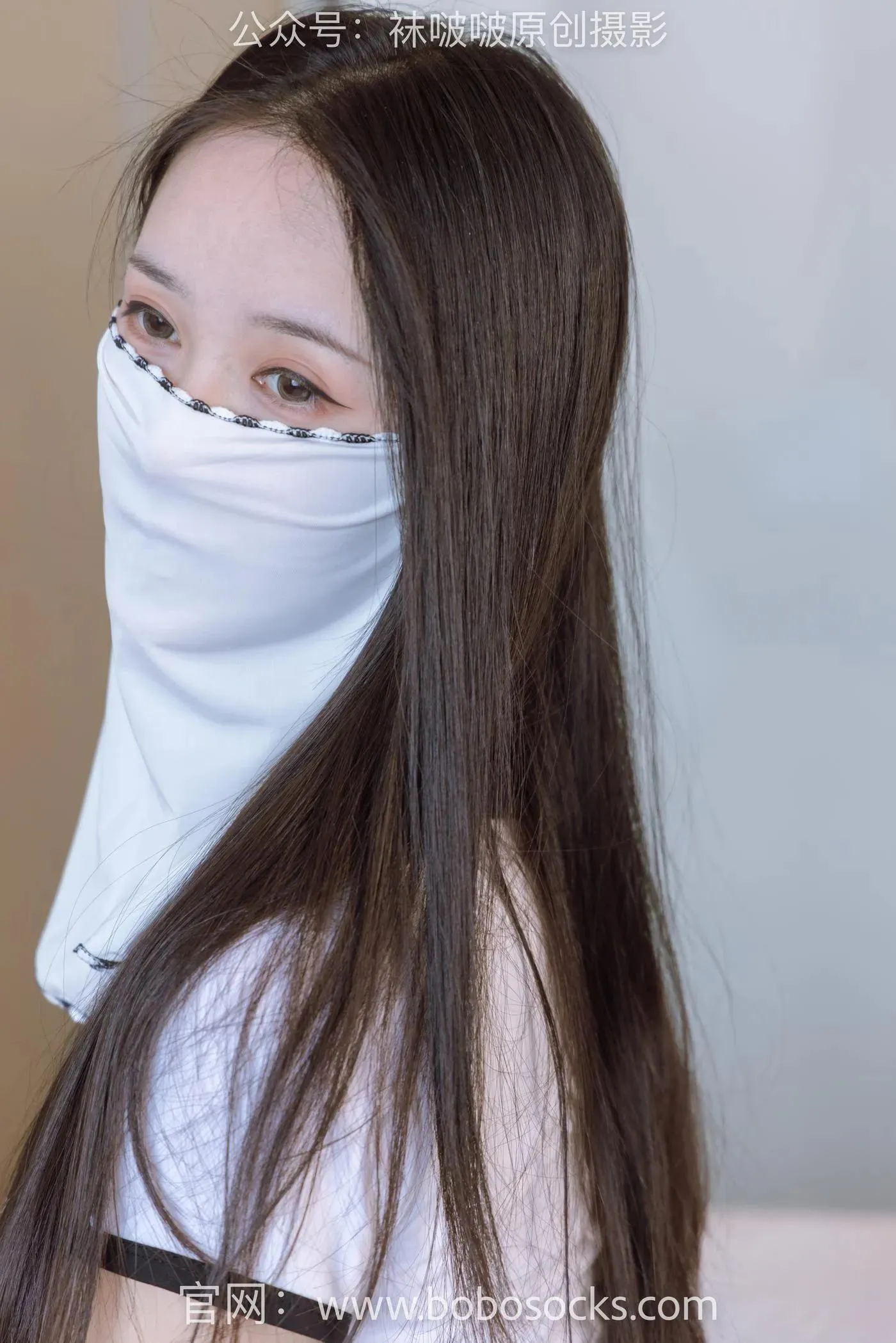 [BoBoSocks袜啵啵]NO.144 小安-板鞋、黑丝、部分戴面纱 [168P]插图2